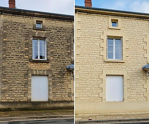 Décapage de façade et nettoyage haute pression