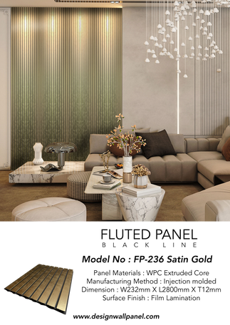 Fluted Panel FP-236 Satin Gold .png