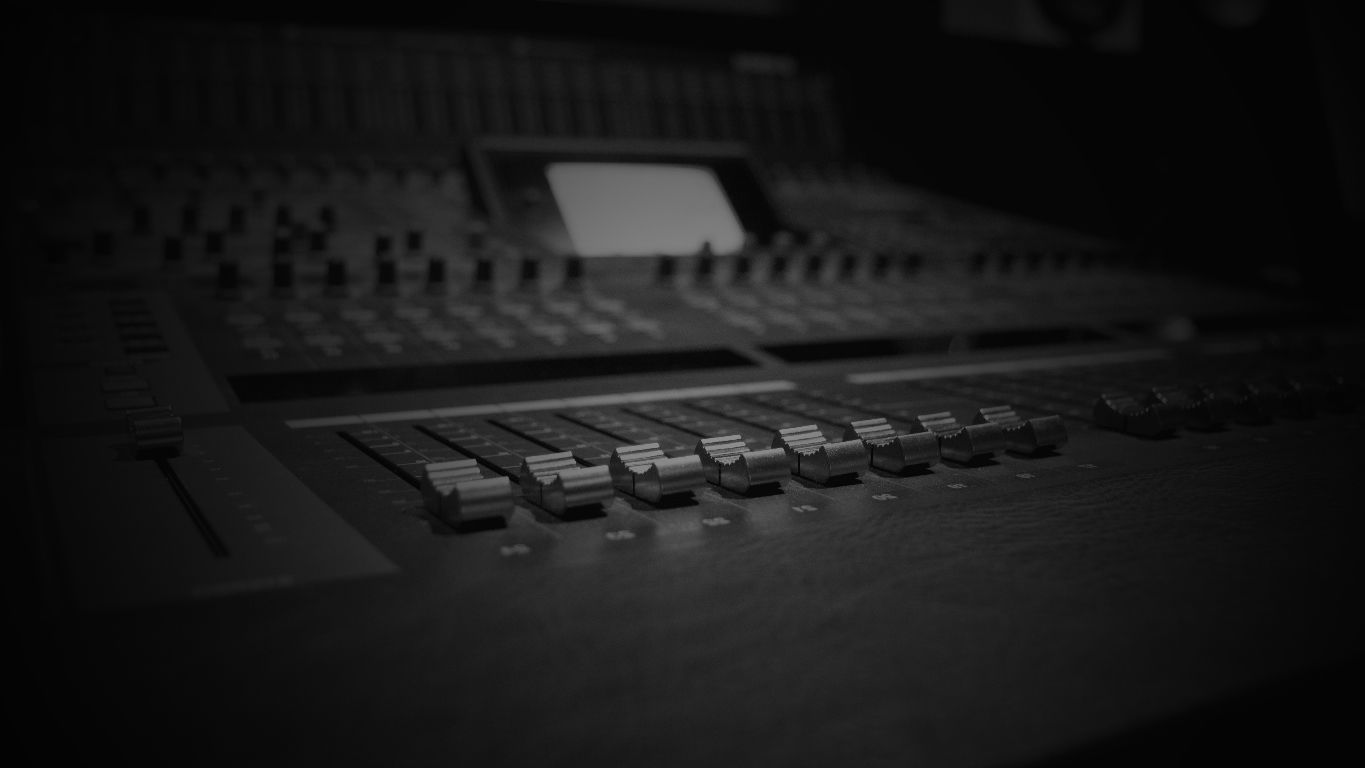Studio console