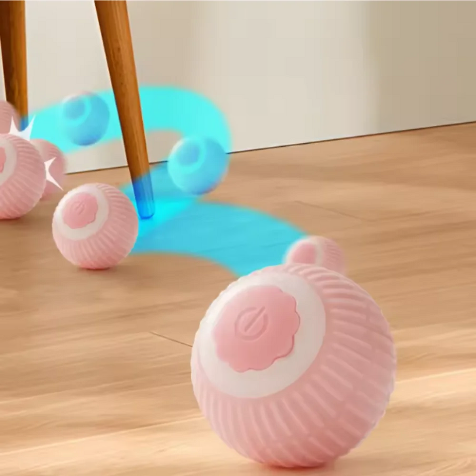 Thumbnail: Electric Cat Ball Toys Automatic Rolling Smart Cat Toys Interactive for Cats Tra