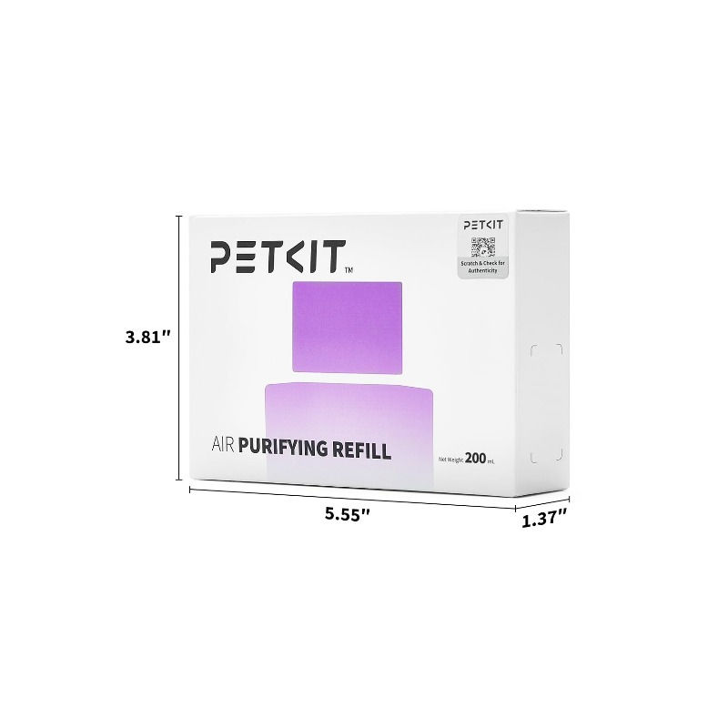 Thumbnail: 4 bottles replace deodorant liquid for Petkit automatic cat litter box Pure X an