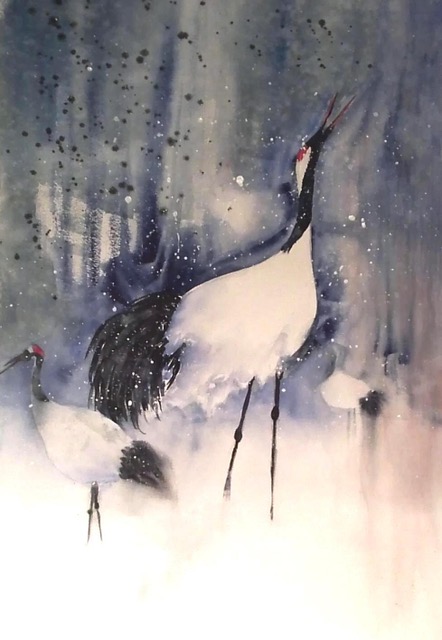 Grues du Mandchouri
