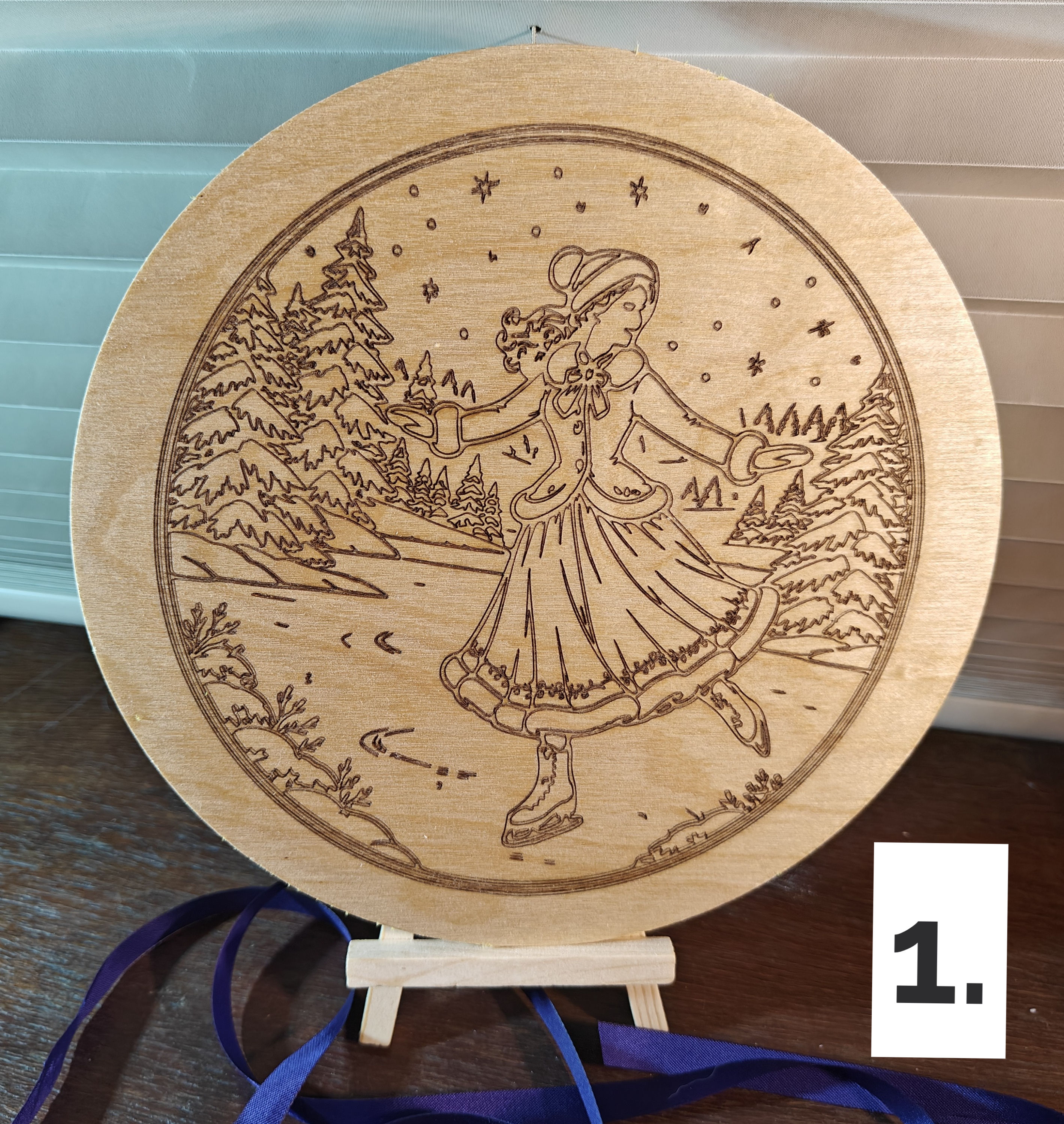 Christmas Birch Plaque