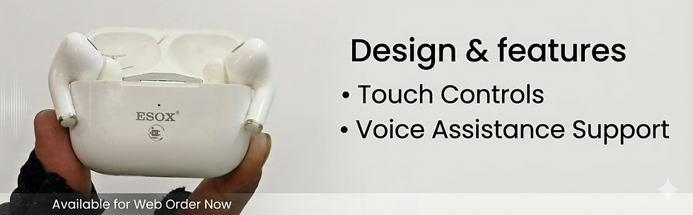 Thumbnail: ESOX TWS Wireless Earbuds