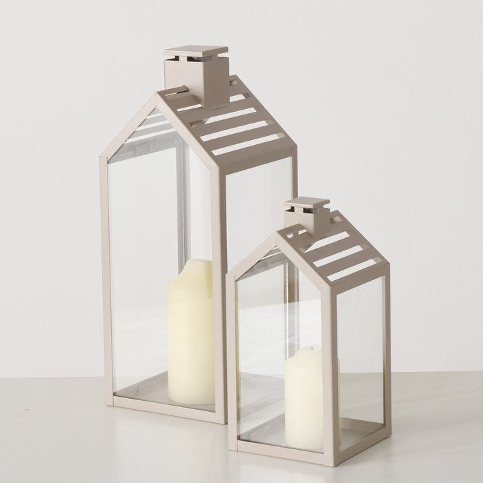 Thumbnail: House lantern set Beige 