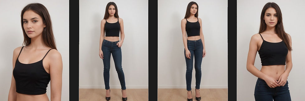 example of modeling polaroids for girls