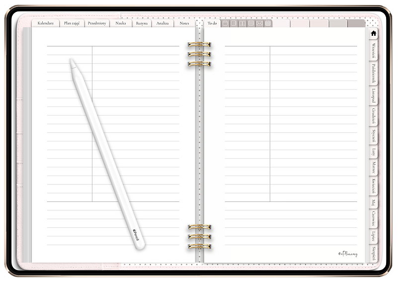 Cyfrowy Planner Studentki