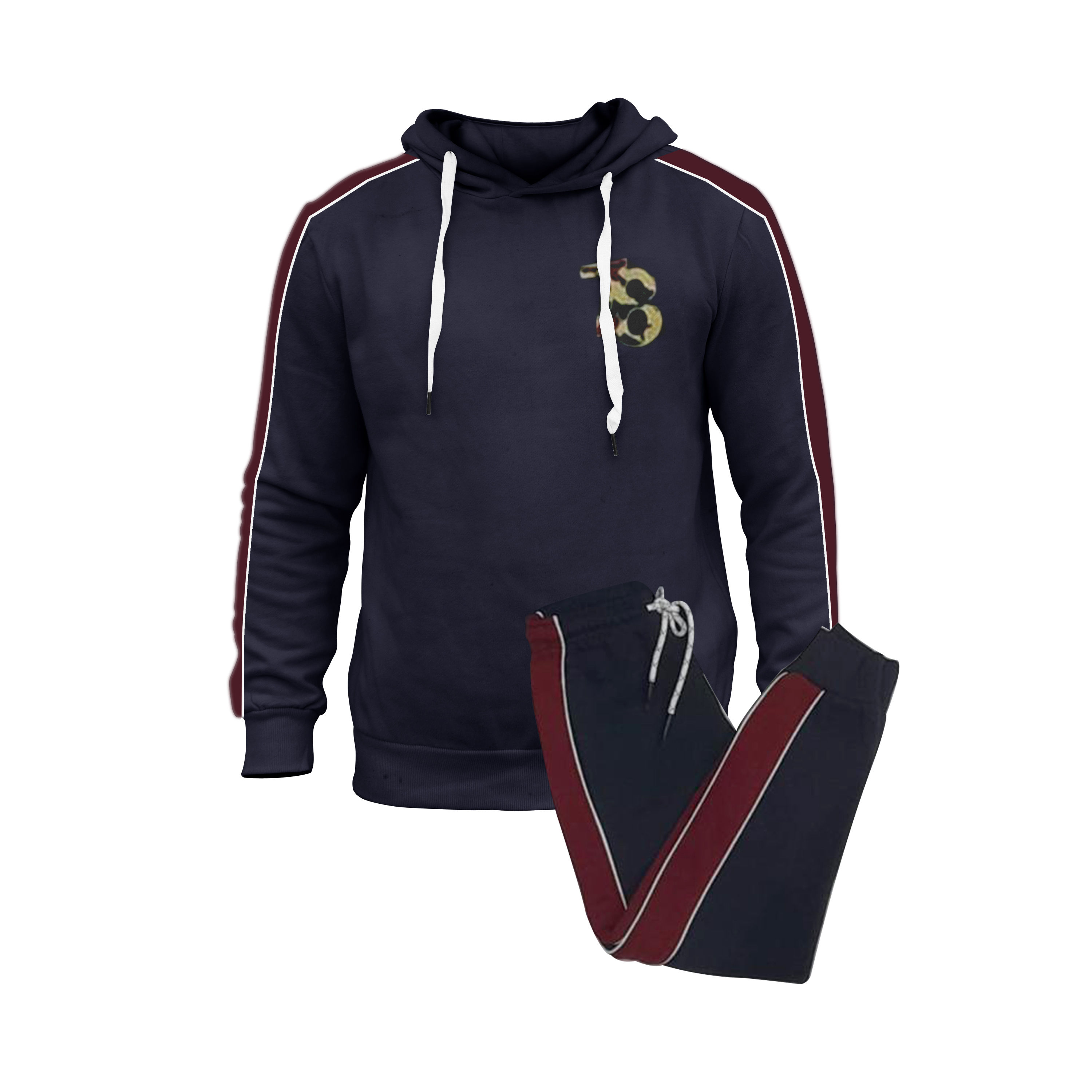 Classy Comfort Wear Set with Hoodie- 537