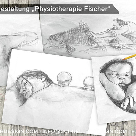 PROJEKT PHYSIOTHERAPHIE FISCHER
Erste ‪Skizzen‬ für ein Wandgemälde.