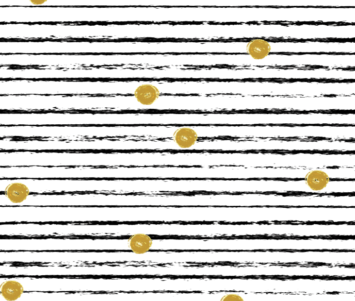 Stripe & mustard spot knot tie dress