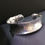 Thumbnail: Silver hammered cuff bangle