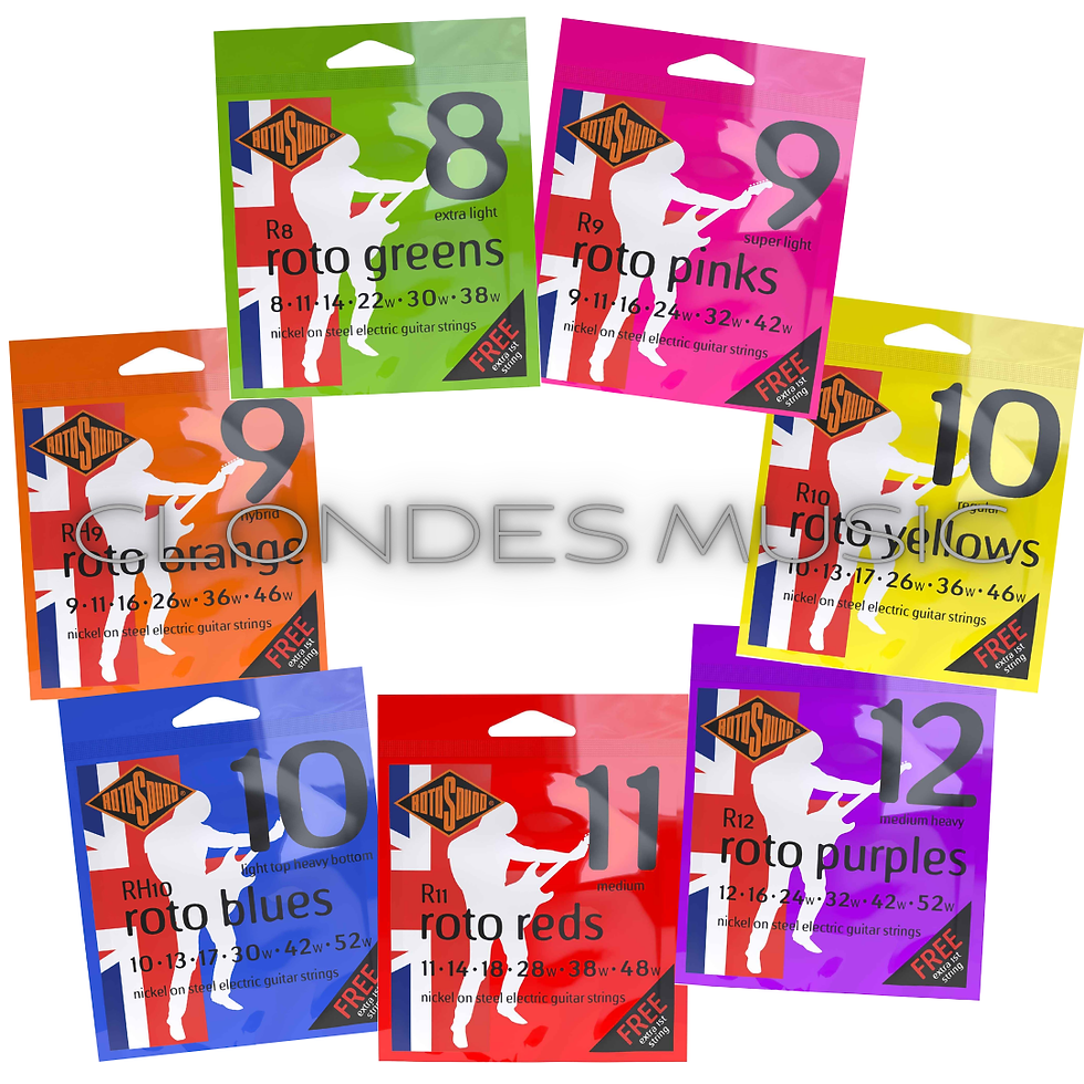 Rotosound Roto 電結他弦線 | 鍍鎳鋼 -  R8 R9 R10 R11 R12 R13 RH9 RH10