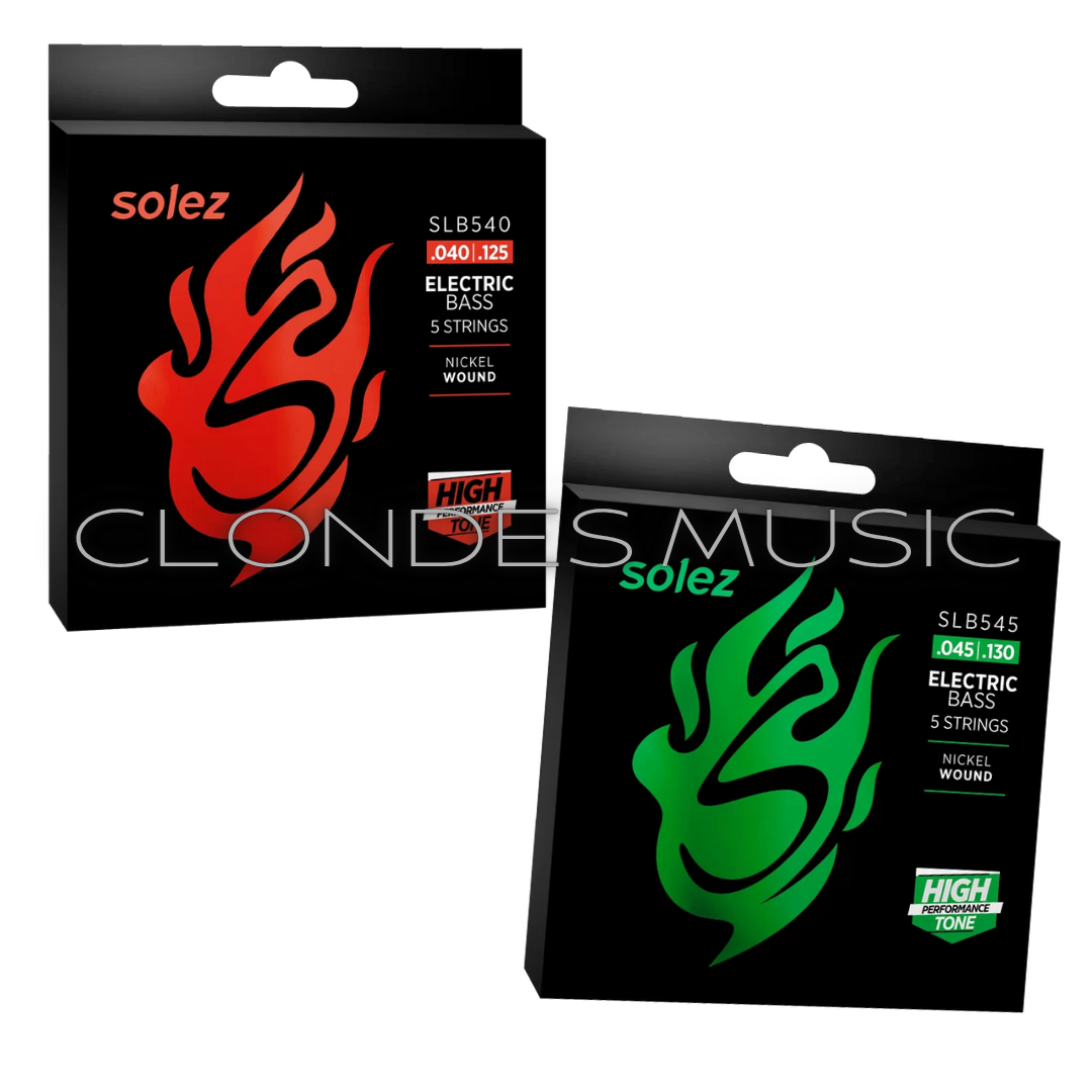 Solez 5 Strings Bass Guitar Strings - SLB540 SLB545