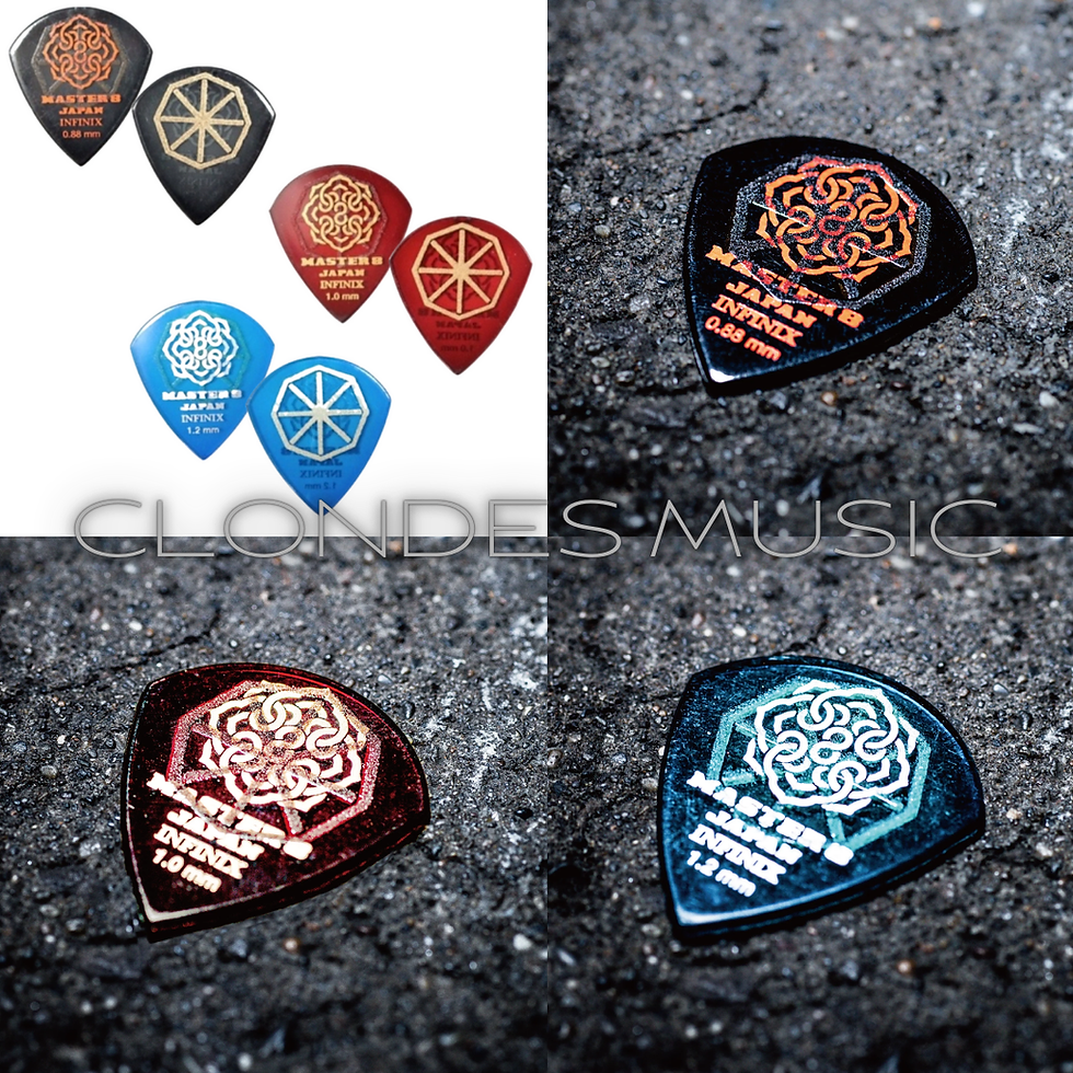 Master 8 INFINIX 磨砂防滑結他撥片 (日本製) | Hard Grip Guitar Pick (Made in Japan) Jazz