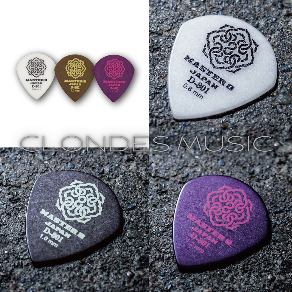 Master 8 D801 結他撥片 (日本製造) | Guitar Pick (Made in Japan) Jazz