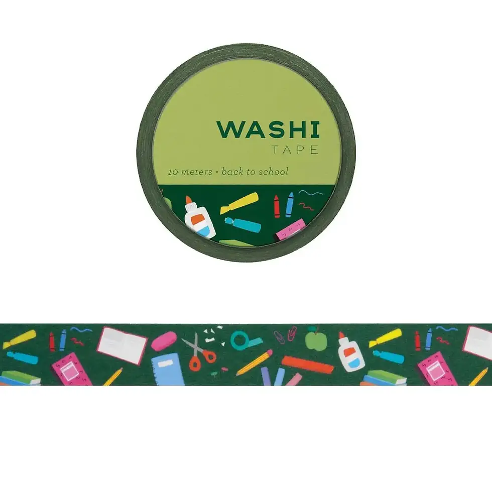 Back To School Washi Tape
