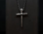 Croce in argento ispirata ai tre chiodi di Cristo / Silver cross inspired by the three nails of Christ