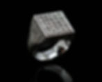 Anello SATOR in argento 925. SATOR silver ring 925.