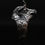 Miniatura: Anello in argento con testa di toro / Silver ring with bull head