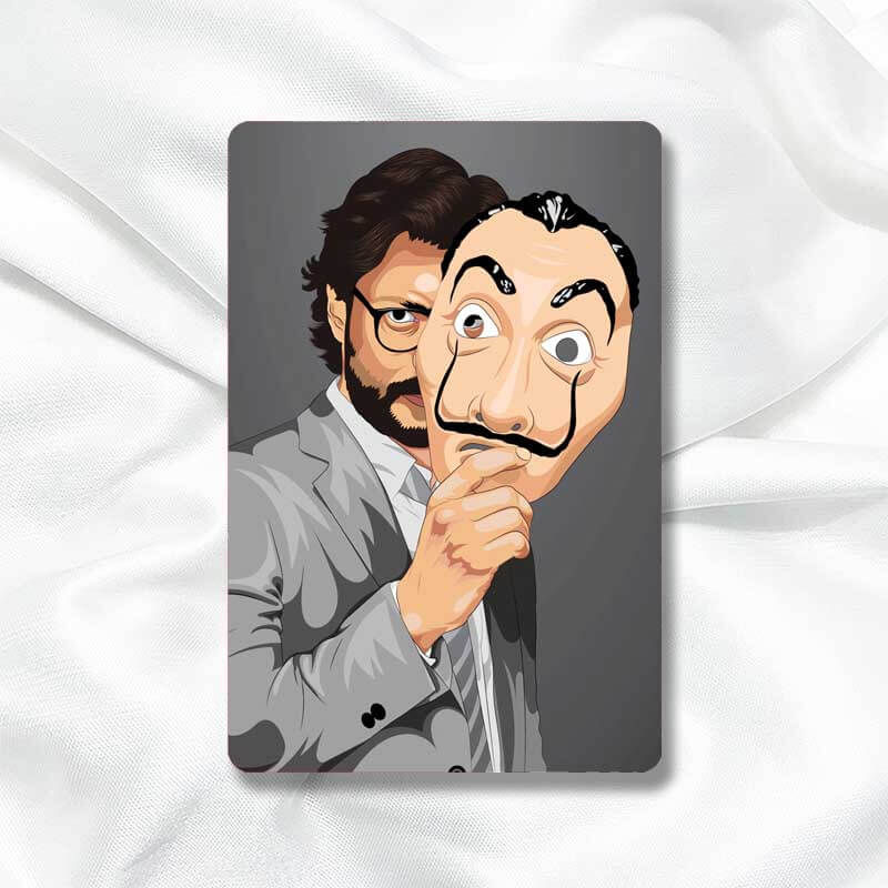 Professor Money Heist Photo Fridge Magnet  - The Fridge Magnet Store