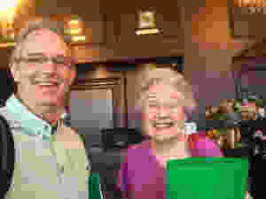 DVW and Gracie Voelker Wood at the Landmark Inn