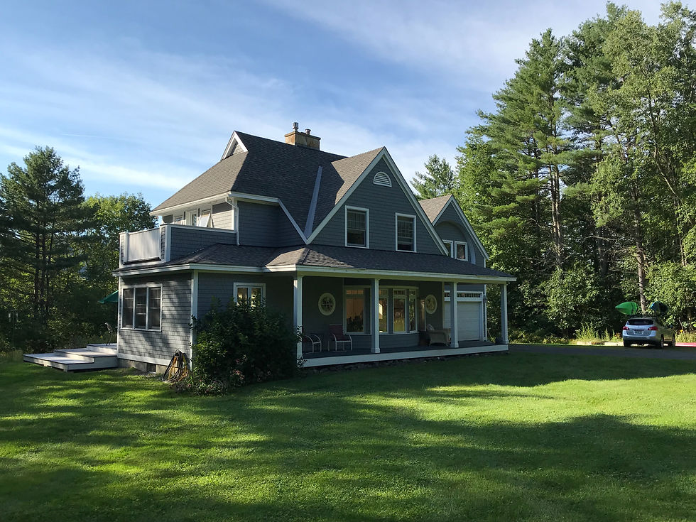 Our new house on River Road in Lyme, NH.