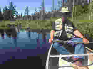 Judge Mike guided me on the lower beaver pond.