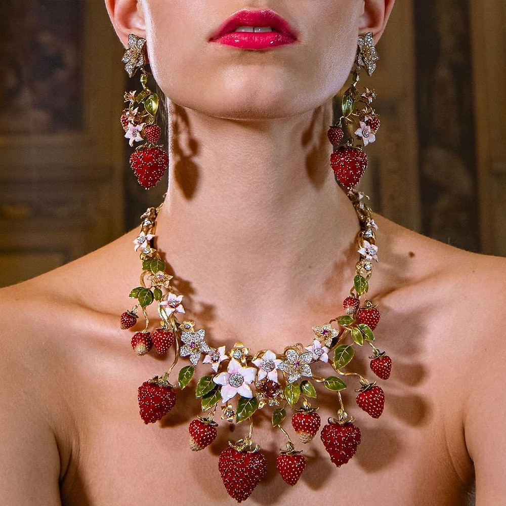 D&G Strawberry Jewellery Set