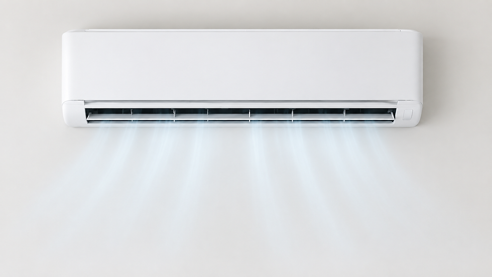 Wall-mounted best energy efficient air conditioner unit.