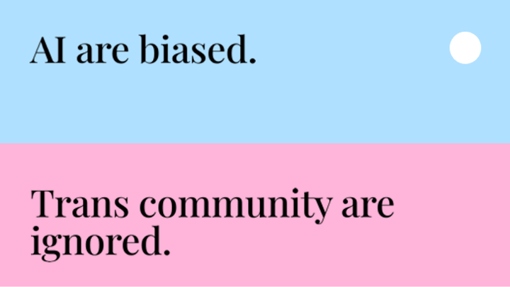 AI are bias, Trans communities are ignored