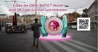 Eintritt in die Augmented Reality OMNi-BiOTiC® World