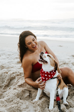 Ensaio gestante lifestyle na praia