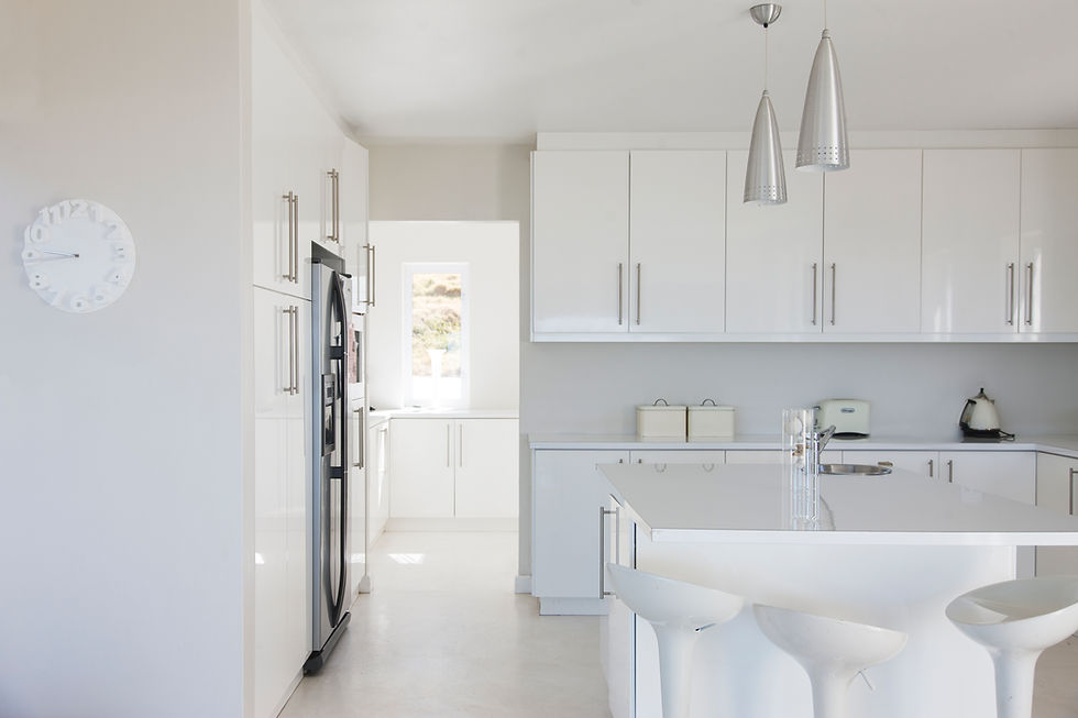 Cocina moderna blanca