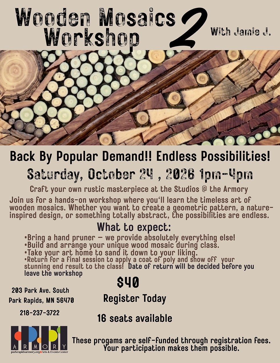 Wooden Mosaics 2 w/ Jamie J.