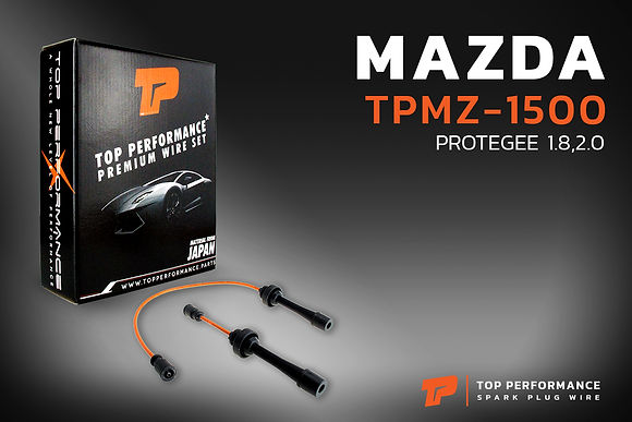 สายหัวเทียน TPMZ-1500 - MAZDA 323 PROTEGE 1.8 & 2.0 / FORD LASER TIERRA / FS-DE - TOP PERFORMANCE JAPAN - มาสด้า โปรเทเจ้ ฟอร์ด เลเซอร์