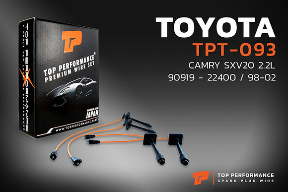 สายหัวเทียน TPT-093 - TOYOTA CAMRY SXV20 / 5SFE - TOP PERFORMANCE MADE IN JAPAN - โตโยต้า แคมรี่ ไม้บรรทัด ไฟย้อย / 90919-22400