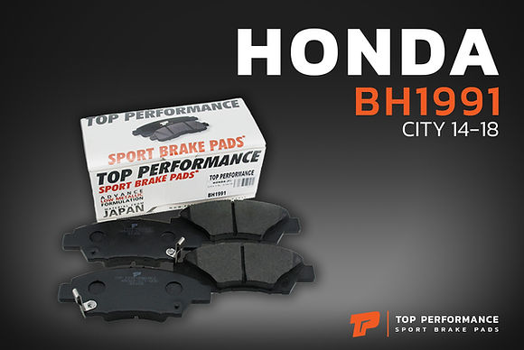 ผ้าเบรค หน้า BH 1991 - HONDA JAZZ / CITY GM / FREED / MOBILIO / CR-Z - TOP PERFORMANCE JAPAN - ผ้าเบรก แจ๊ส ซิตี้ ฟรีด โมบิลิโอ้ / 45022-SZT-G00 / DB1991
