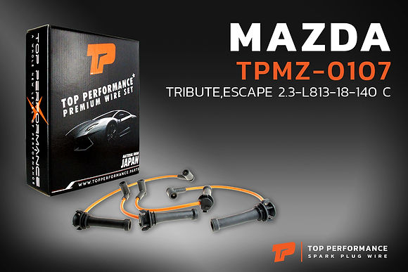 สายหัวเทียน TPMZ-0107 - MAZDA TRIBUTE 2.3 / FORD ESCAPE 2.3 - TOP PERFORMANCE JAPAN - มาสด้า ทรีบิ้ว ฟอร์ด เอสเคป / L813-18-140C