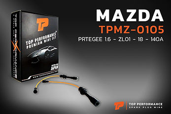 สายหัวเทียน TPMZ-0105 - MAZDA 323 PROTEGE 1.6 / FORD LASER TIERRA - TOP PERFORMANCE JAPAN - มาสด้า โปรเทเจ้ ฟอร์ด เลเซอร์ / ZL01-18-140A