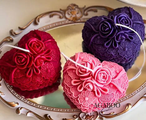 Perfect Valentine’s Day Gifts: Colorful and Shaped Candles for Your Loved Ones