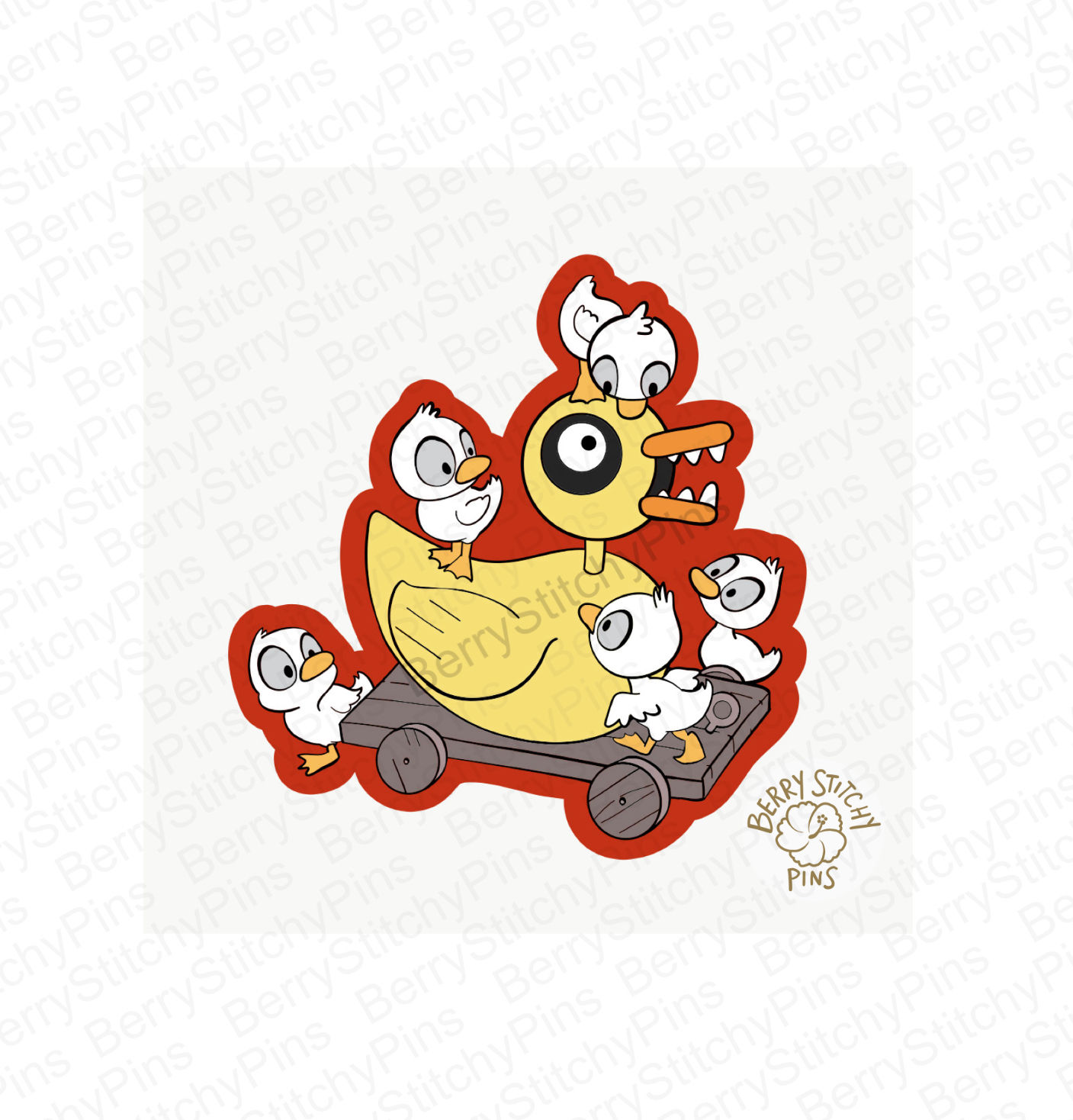 Duck Toy Vinyl Sticker