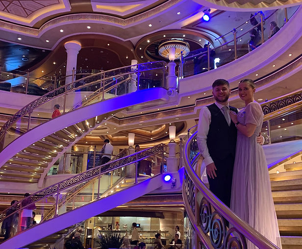 Cola Sounds Cruise Ship Staircase