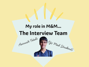 Volunteer Stories: My journey in the interviews team so far...