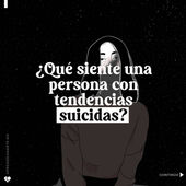 ¿Qué siente una persona con tendencias suicidas?
