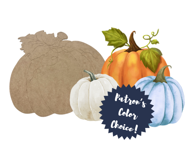 Fall Pumpkin Woodcut