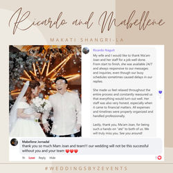 Ricardo and Mabellene's Wedding