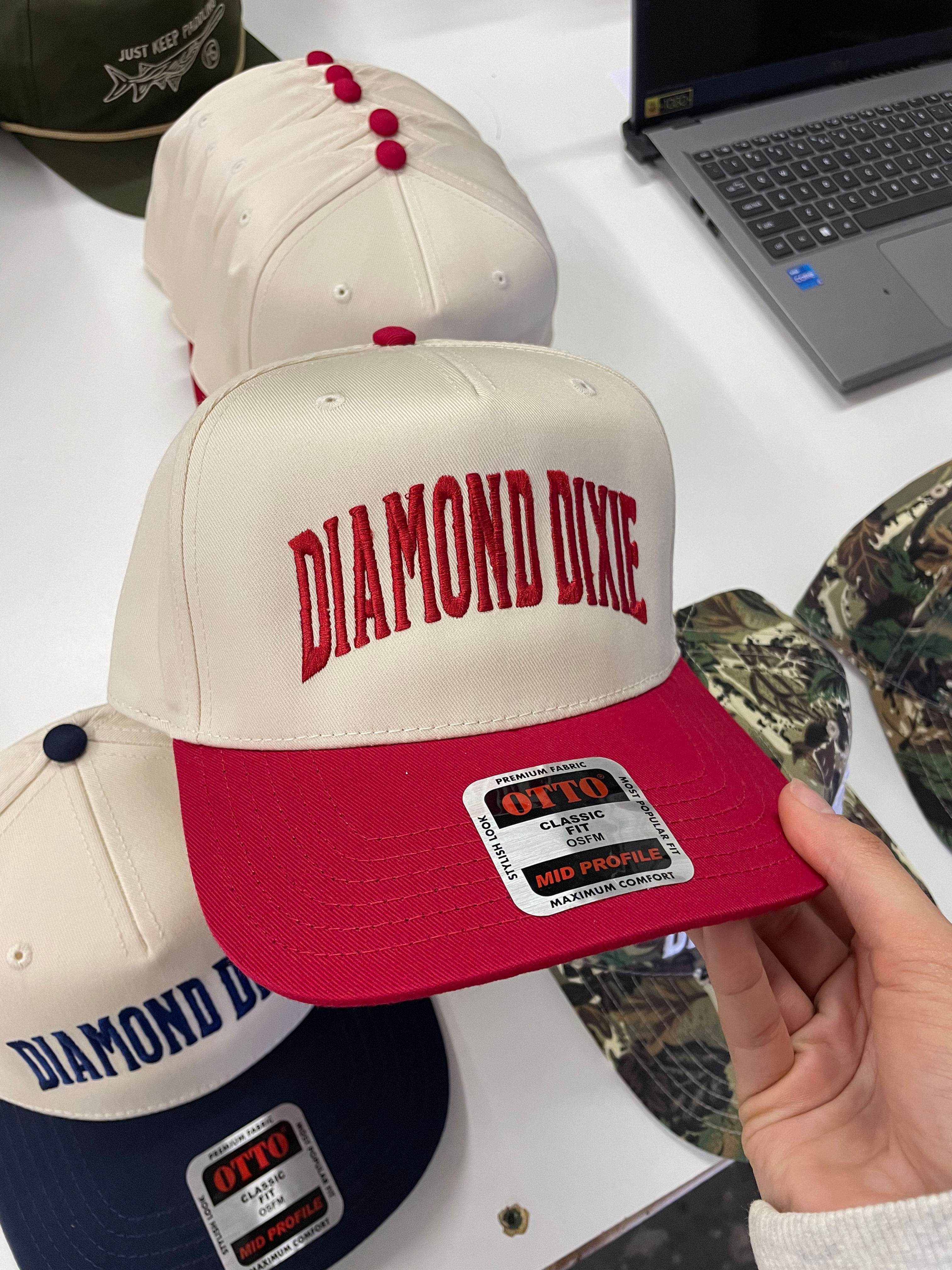 Diamond Dixie Trucker Hat