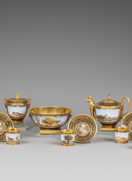 GOLDEN EGYPT TEA-SET