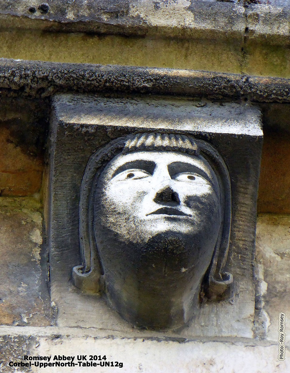 Romsey Abbey Corbel-UpperNorthUN12