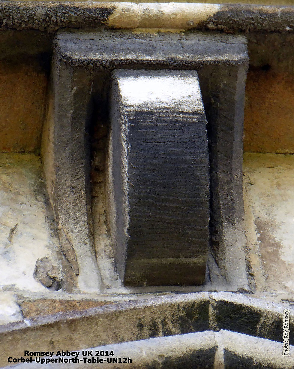 Romsey Abbey Corbel-UpperNorthUN12